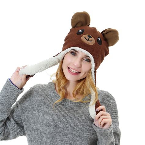 hat with moving ears|animal hat with floppy ears.